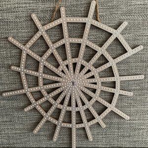 ⭐️#786- Hand Painted Spider Web